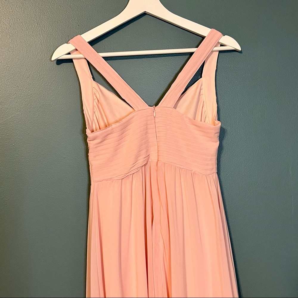 Pink Chiffon Maxi Dress - Picture 10 of 11